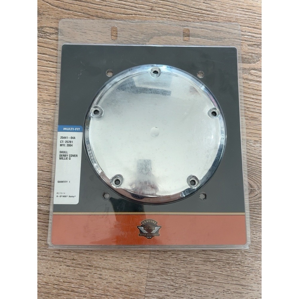 Harley-Davidson OEM Chrome Derby Clutch Cover 5 Hole Twin Cam 60769-06